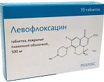 Купить левофлоксацин, таблетки, покрытые пленочной оболочкой 500мг, 10 шт в Нижнем Новгороде