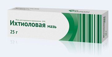 Ихтиоловая мазь для наружного применения 20%, туба 25г