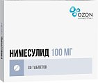 Купить нимесулид, таблетки 100мг, 30шт в Нижнем Новгороде